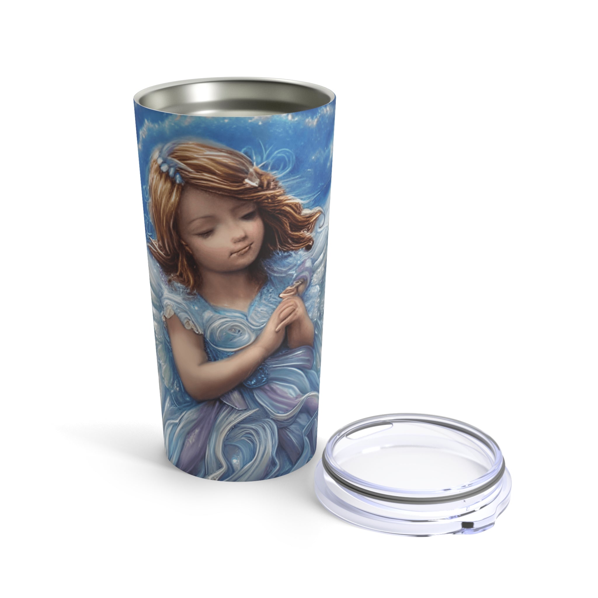 Pearl Angel Hot - Cold Tumbler Hot - Cold 20 oz with Sip Lid - Jesus Passion Apparel