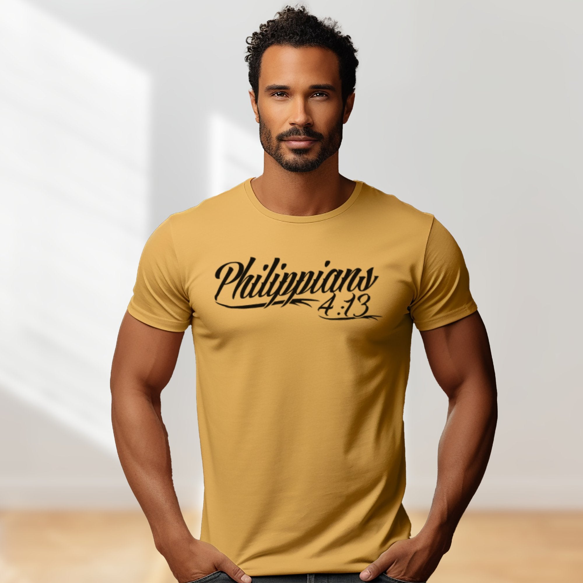 Phillippines 4:13 Men's Jersey Short Sleeve Tee - Jesus Passion Apparel