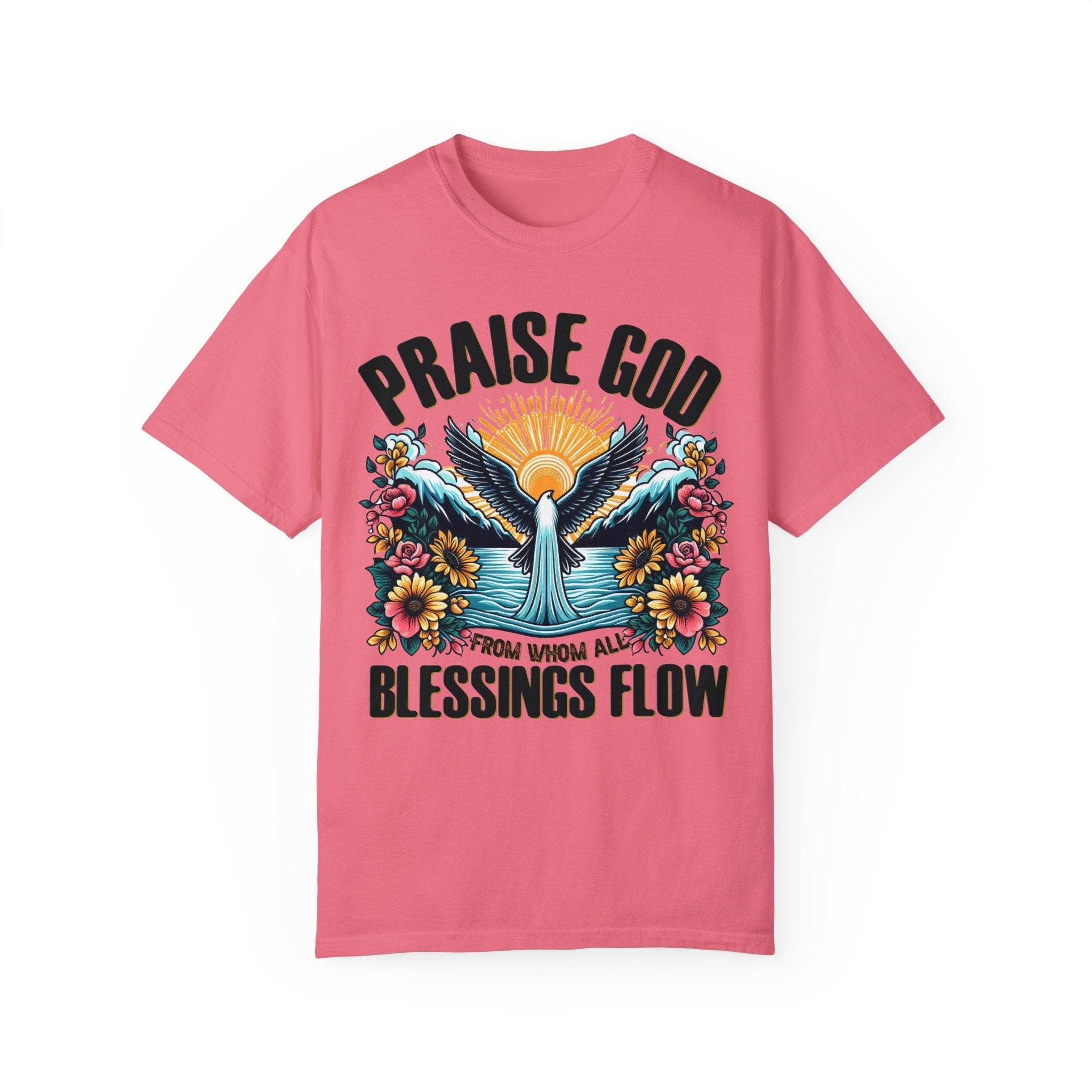 Praise God Comfy Heavyweight Short Sleeve Tee - Jesus Passion Apparel