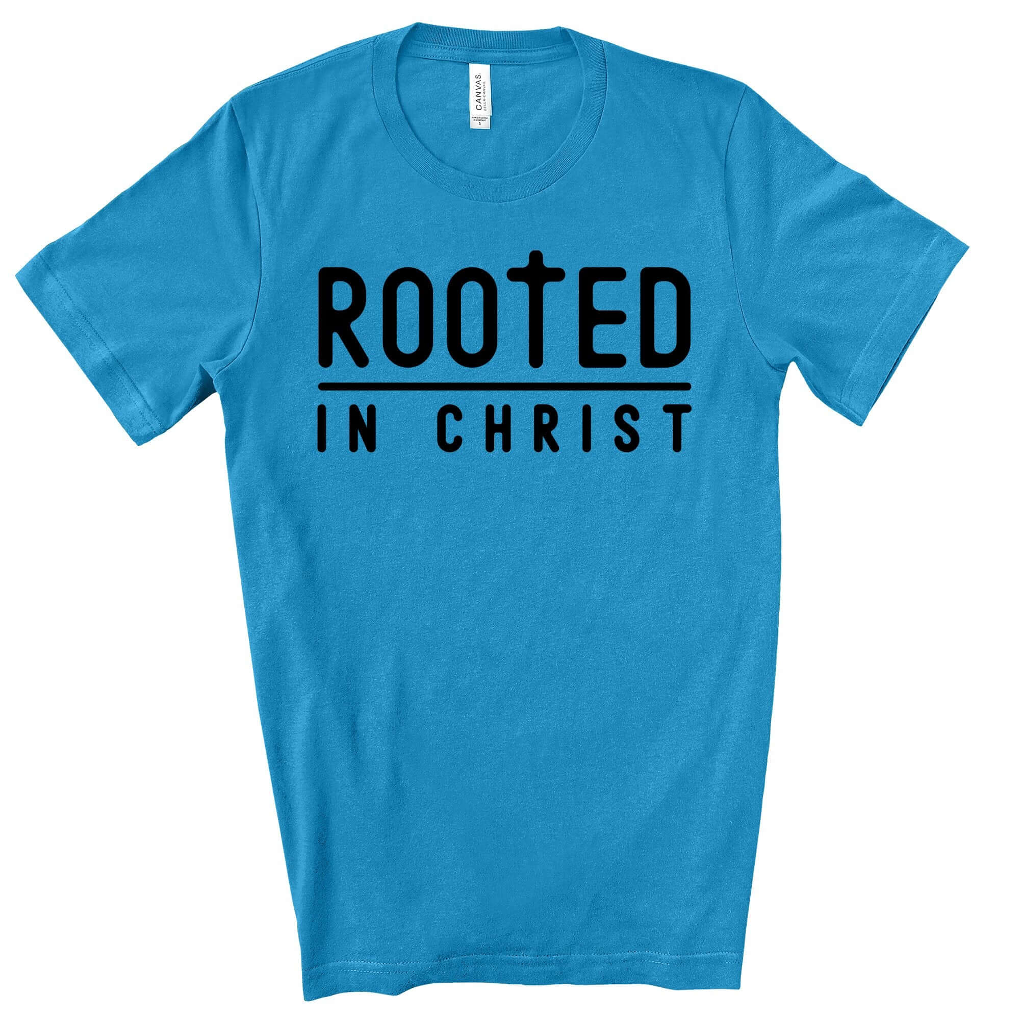 Rooted in Christ Men's Jersey Short Sleeve Tee - Jesus Passion Apparel