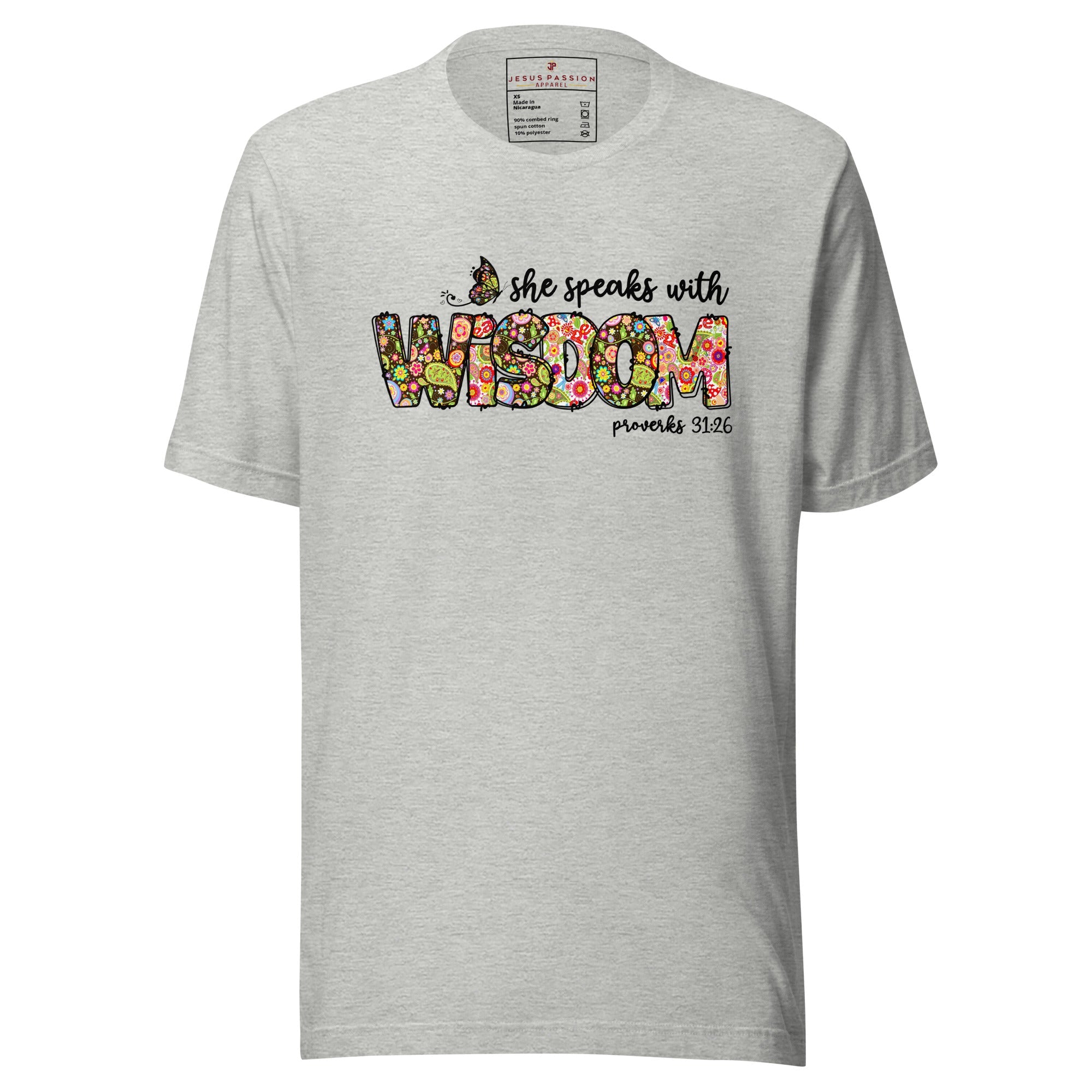 She Speaks With Wisdom Unisex - Fit T-Shirt - Jesus Passion Apparel