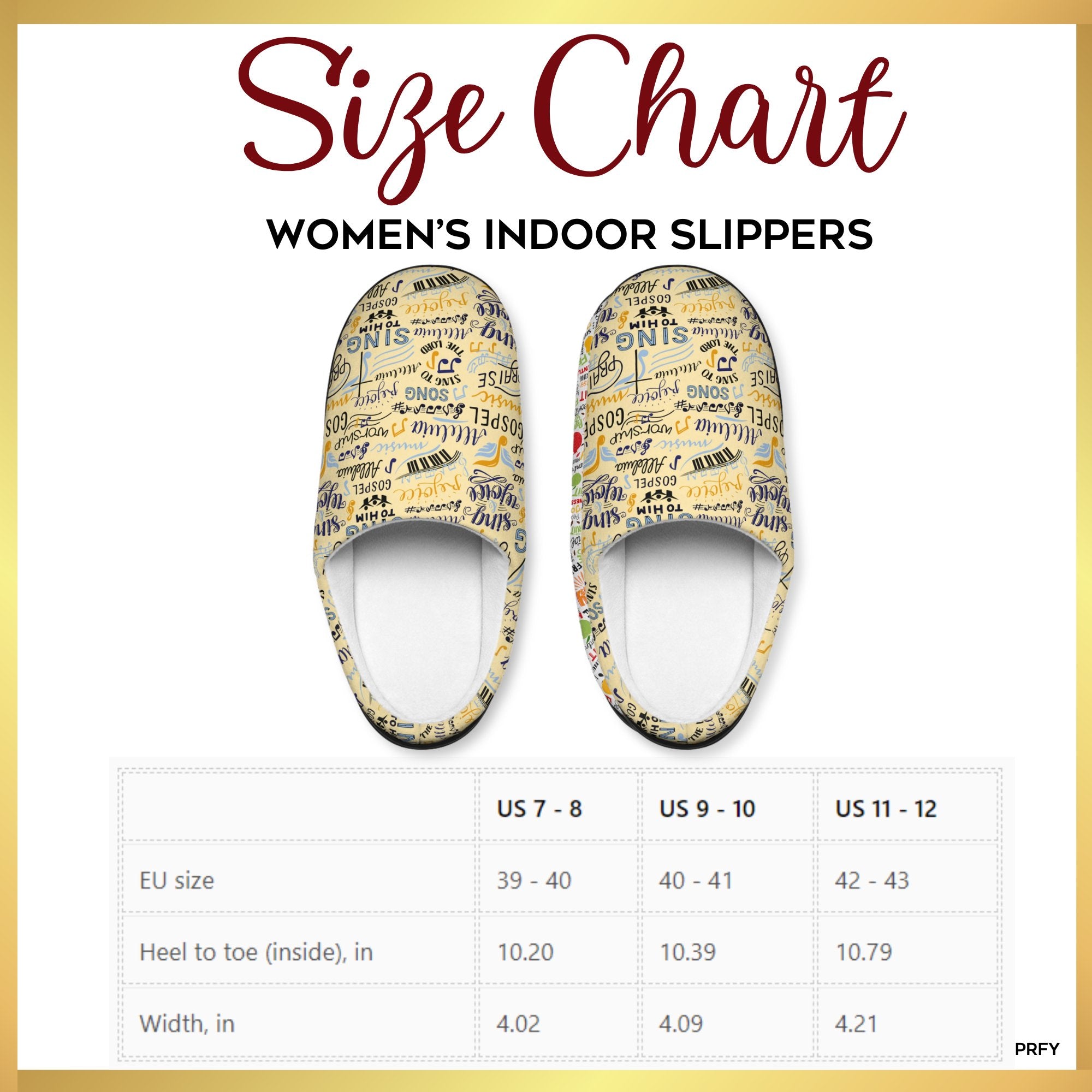 Sing To Him Alleluia Women's Yellow Indoor Slippers - Matching Pajama Set and Lounge / Pajama Pants Available - Jesus Passion Apparel