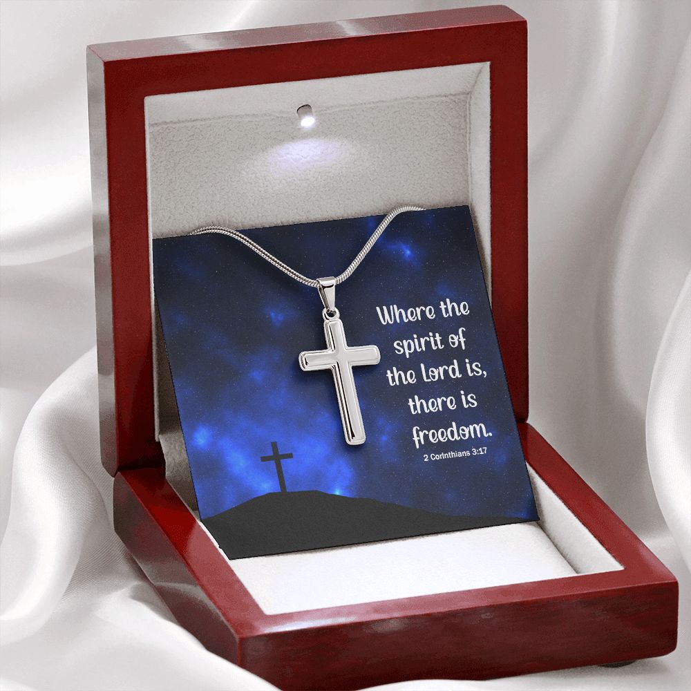 Spirit of the Lord Cross Necklace - Jesus Passion Apparel