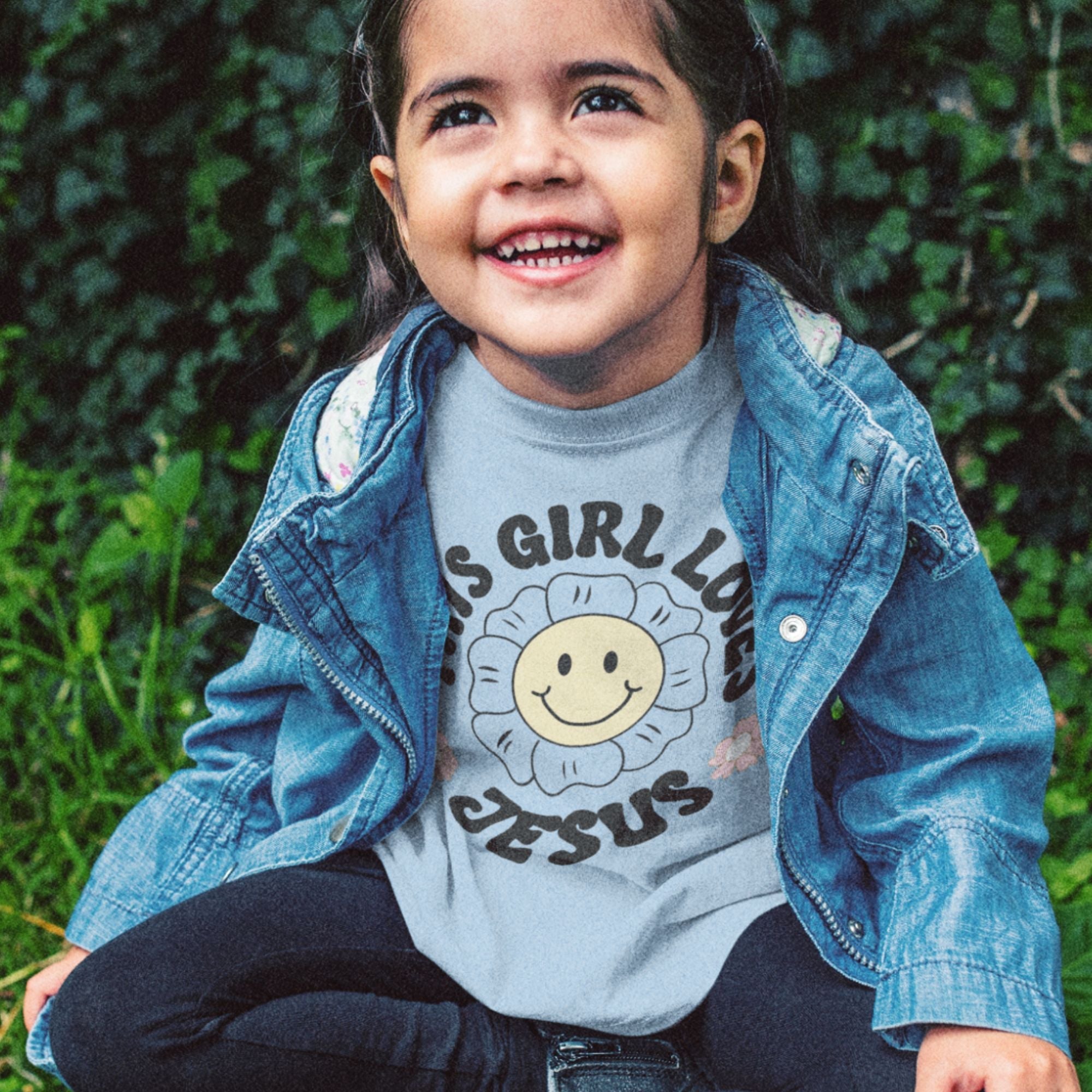 This Girl Loves Jesus Toddler's Fine Jersey Tee - Jesus Passion Apparel