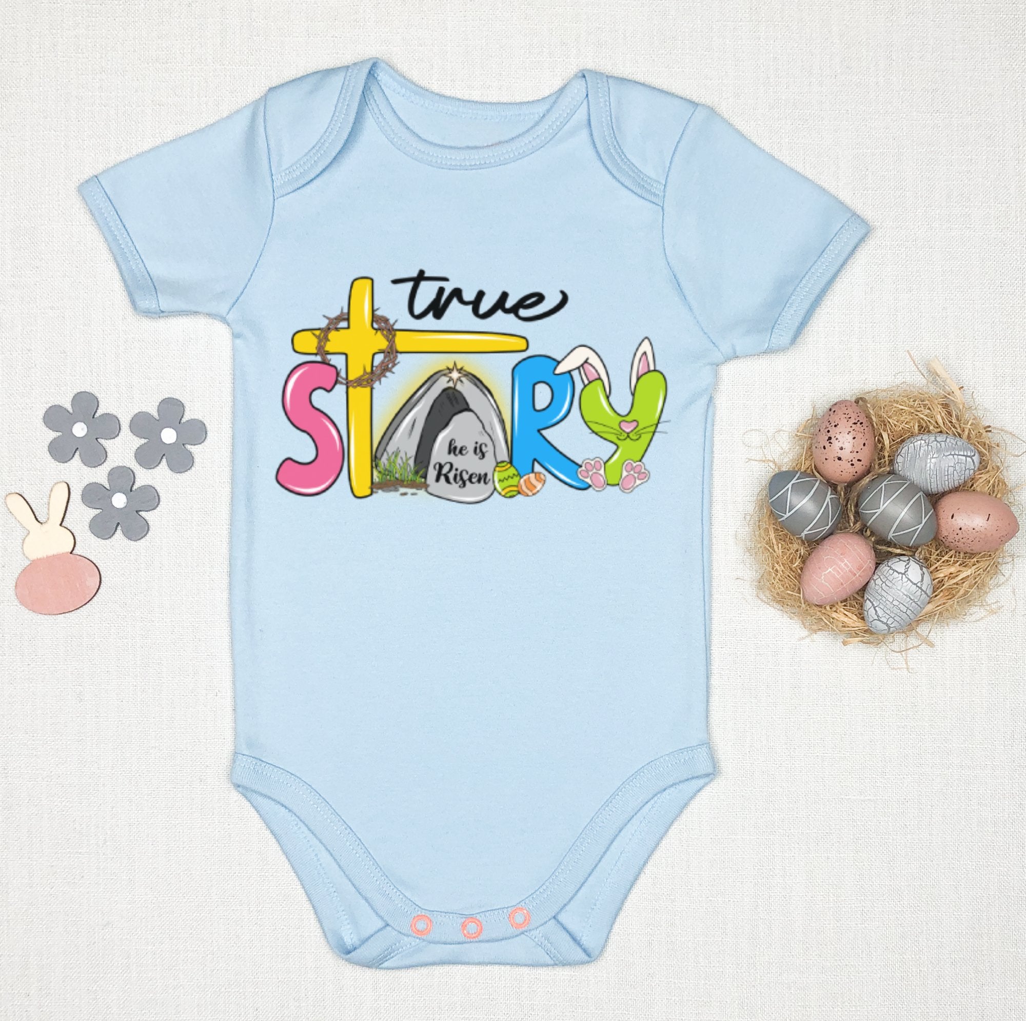 True Story Infant Fine Jersey Bodysuit - Jesus Passion Apparel