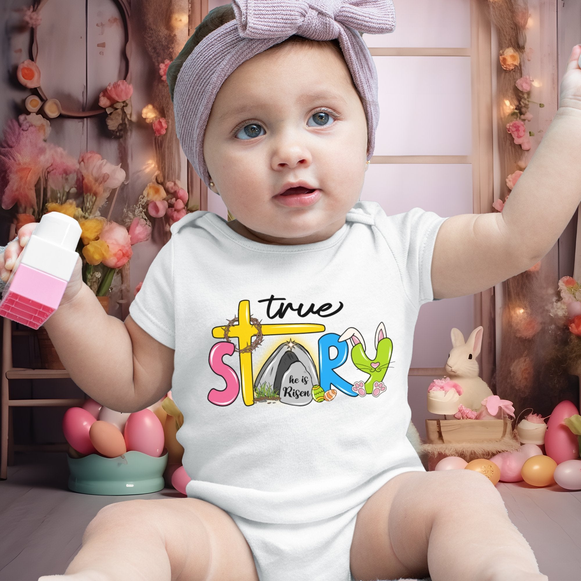 True Story Infant Fine Jersey Bodysuit - Jesus Passion Apparel