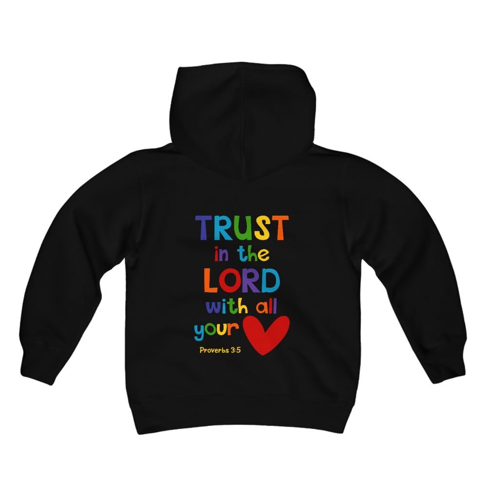 Trust in the Lord Youth Hoodie - Jesus Passion Apparel