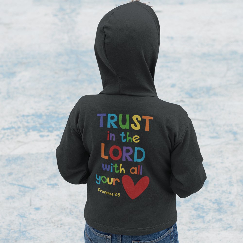 Trust in the Lord Youth Hoodie - Jesus Passion Apparel