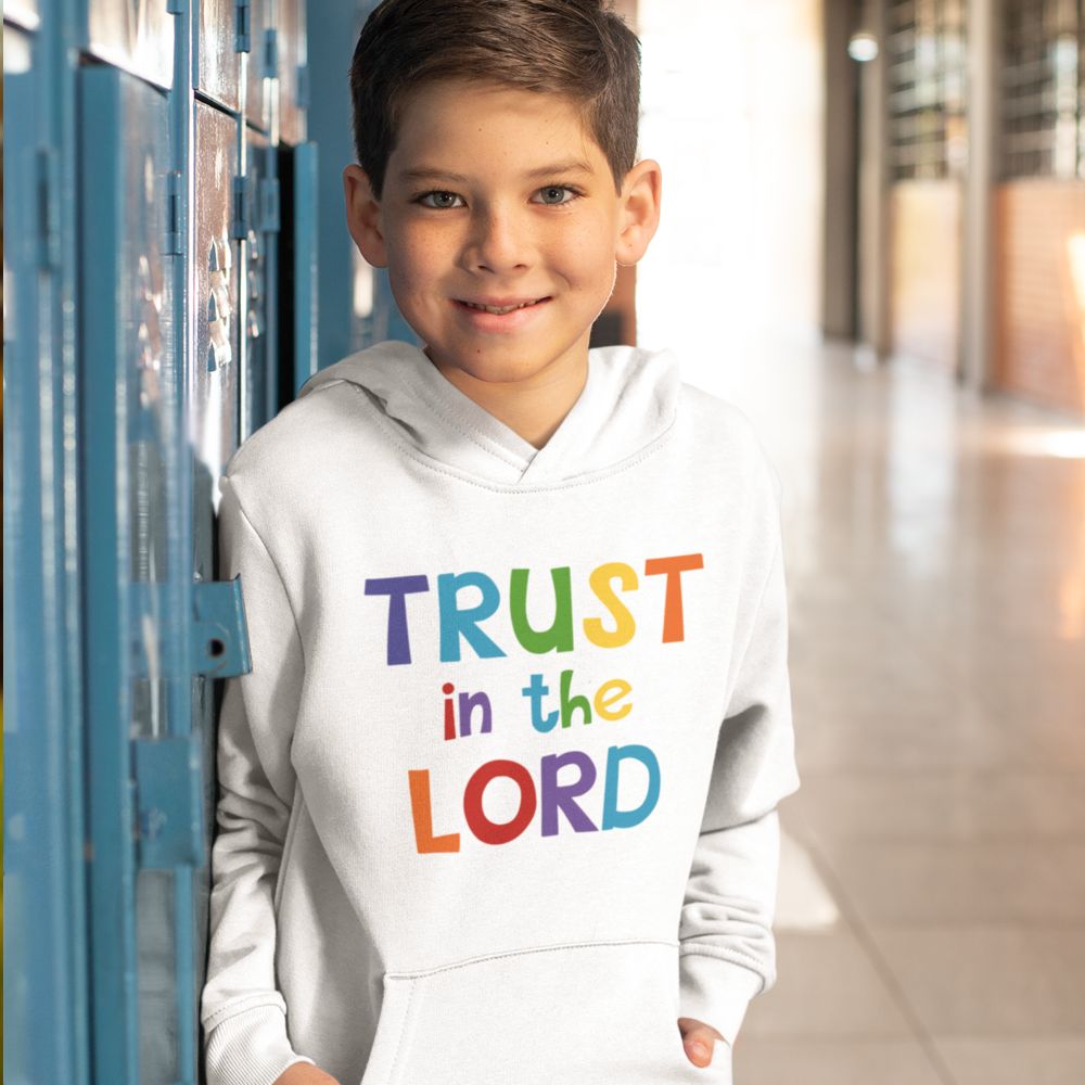 Trust in the Lord Youth Hoodie - Jesus Passion Apparel