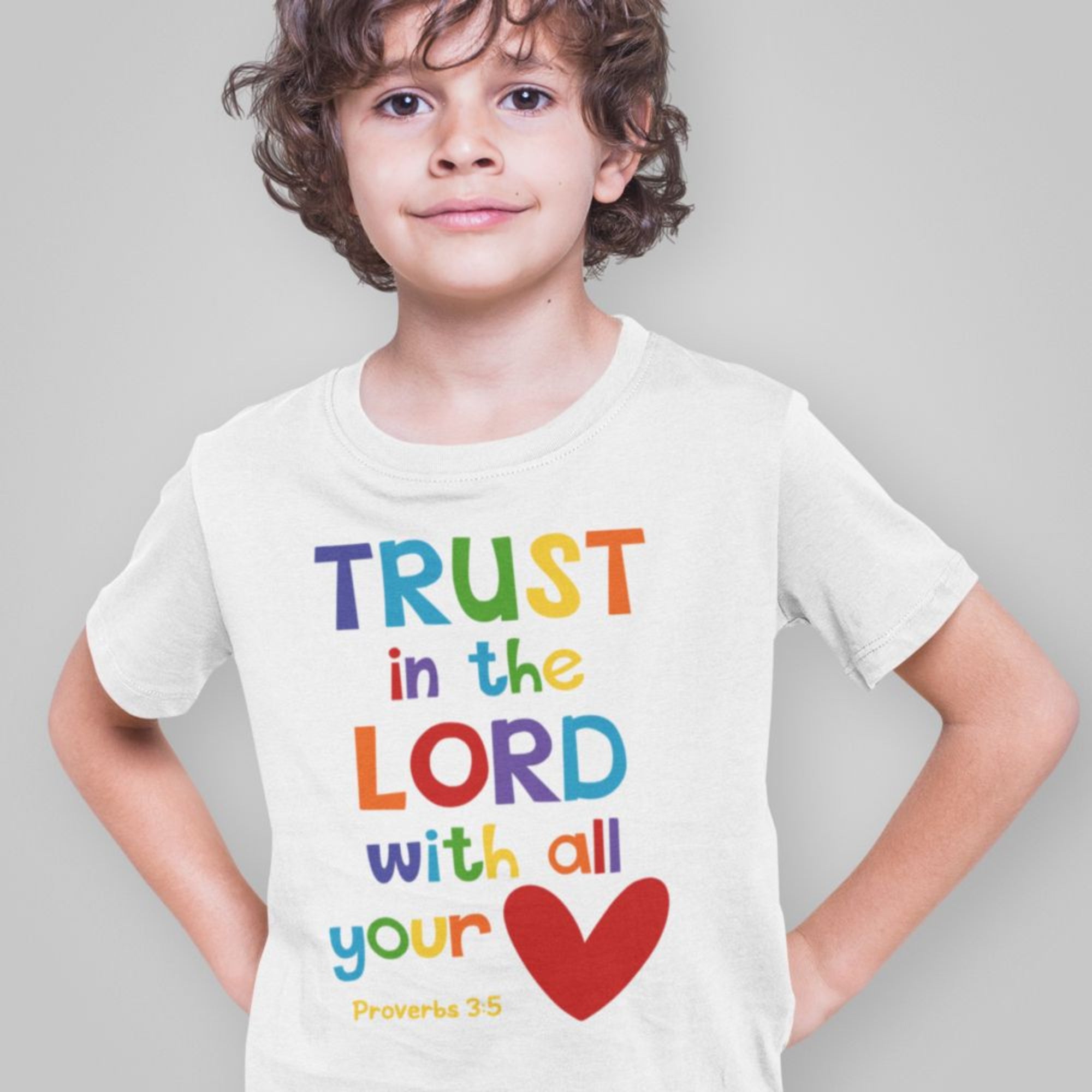 Trust in the Lord Youth Relaxed - Fit T-Shirt - Jesus Passion Apparel