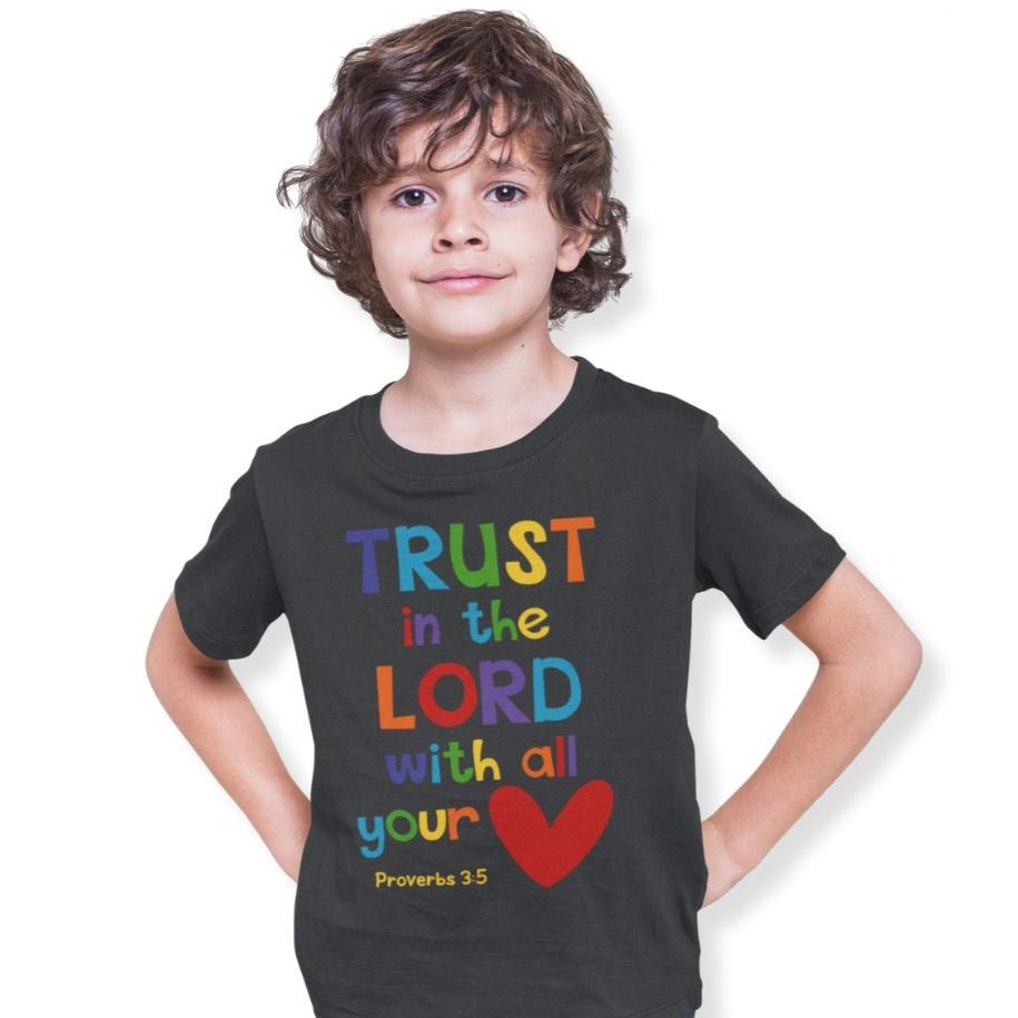 Trust in the Lord Youth Relaxed - Fit T-Shirt - Jesus Passion Apparel