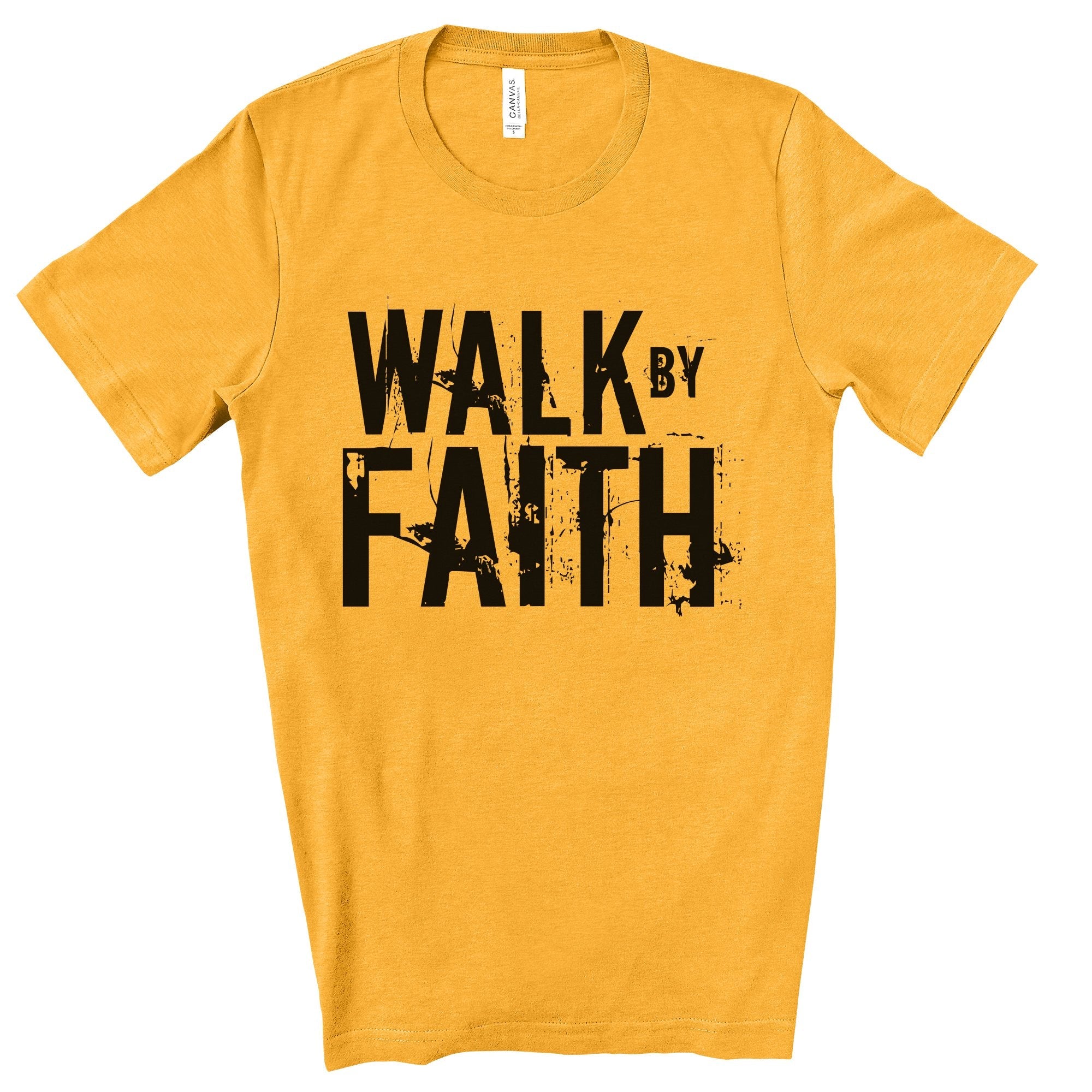 Walk By Faith Men's Jersey Short Sleeve Tee - Jesus Passion Apparel