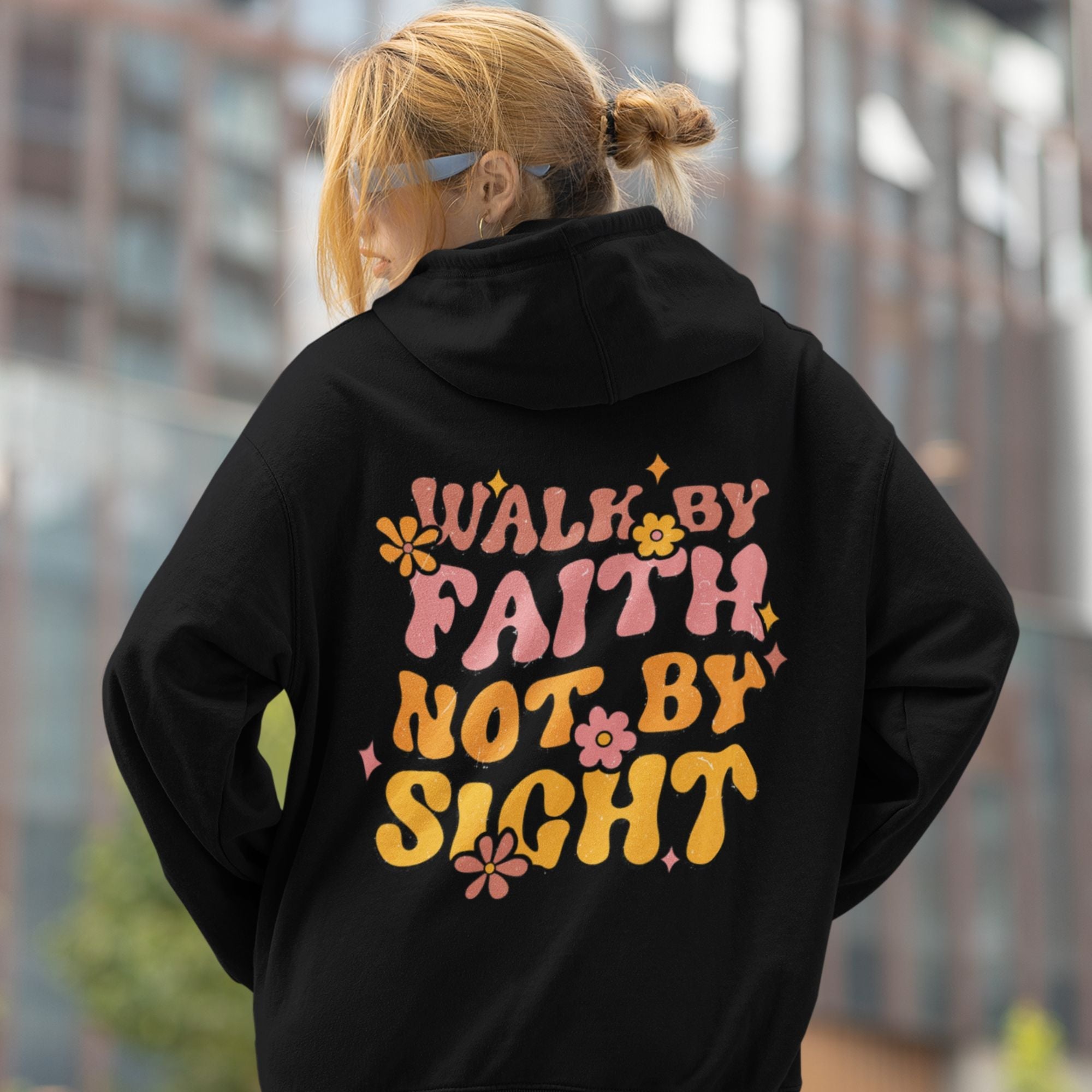 Walk by Faith Not by Sight Unisex - Fit Hoodie - Jesus Passion Apparel