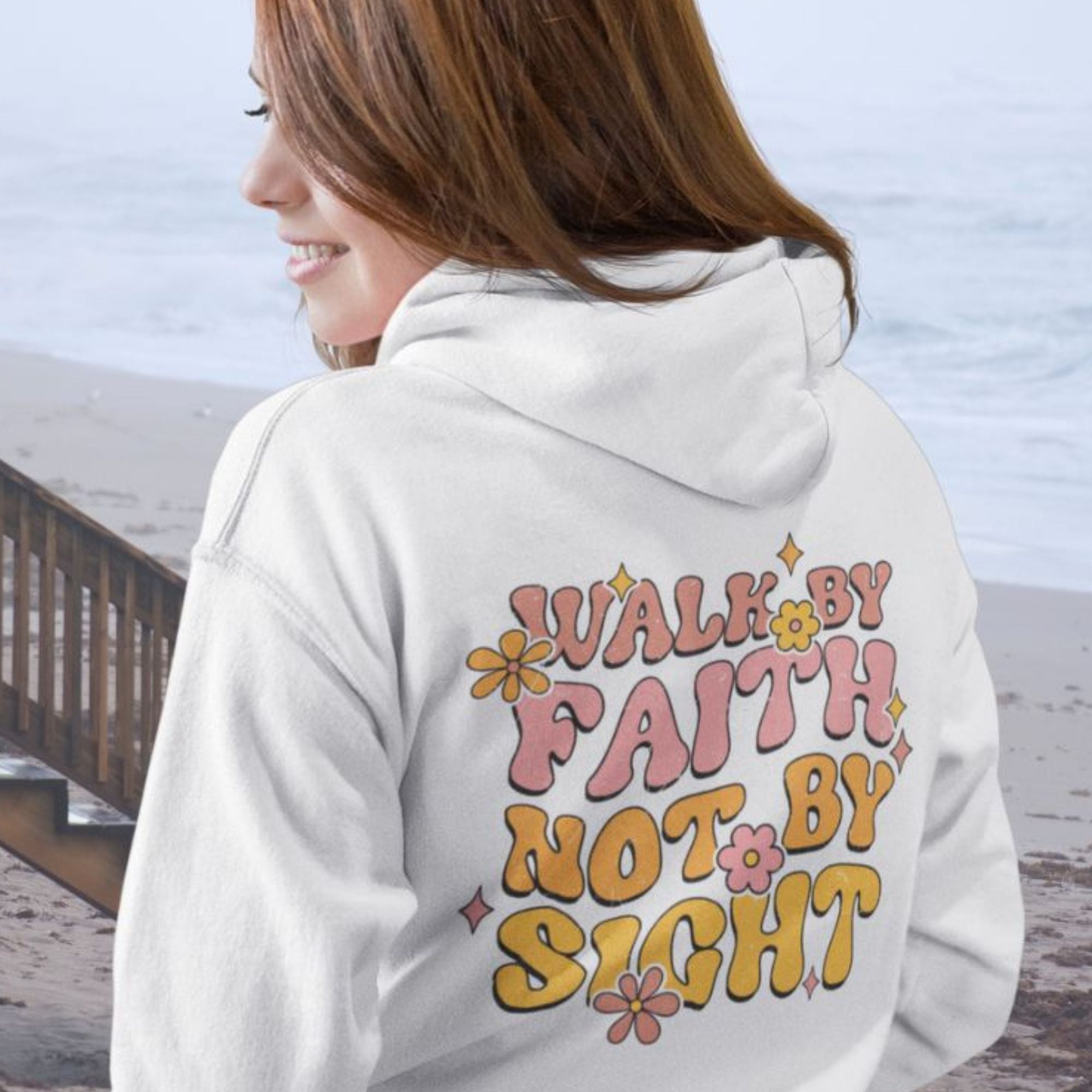 Walk by Faith Not by Sight Unisex - Fit Hoodie - Jesus Passion Apparel