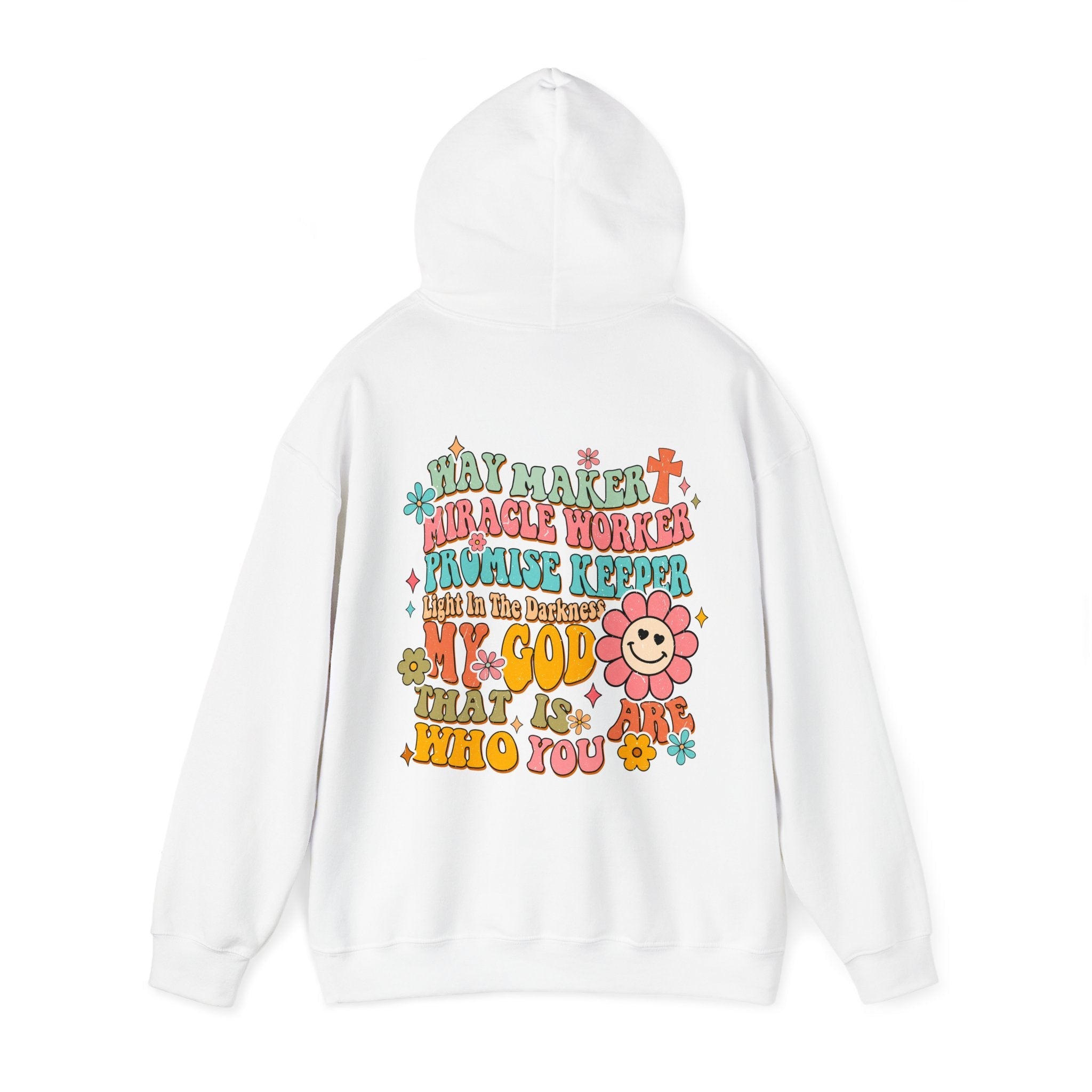 Waymaker Miracle Worker Retro - Inspired Unisex - Fit Hoodie - Jesus Passion Apparel