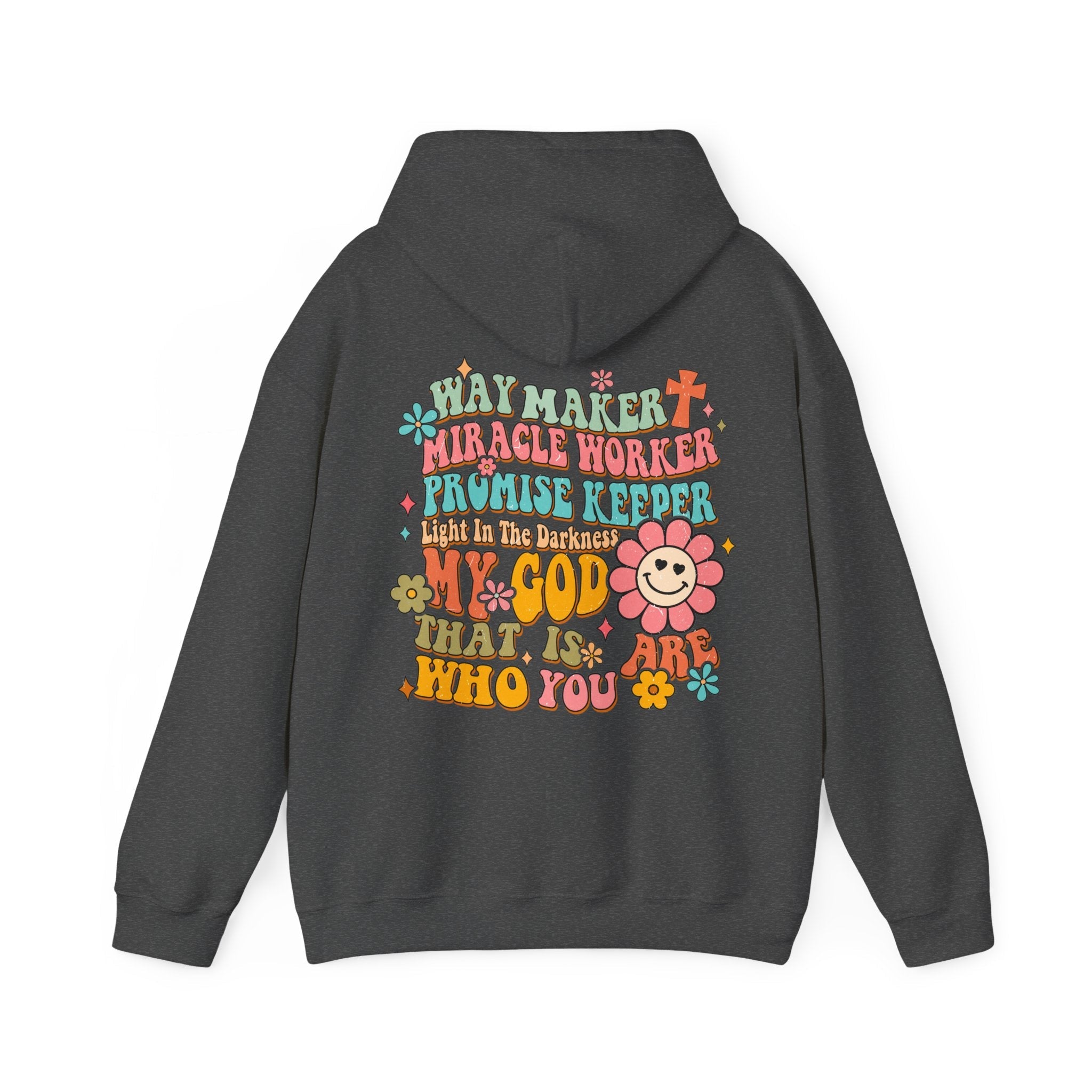 Waymaker Miracle Worker Retro - Inspired Unisex - Fit Hoodie - Jesus Passion Apparel