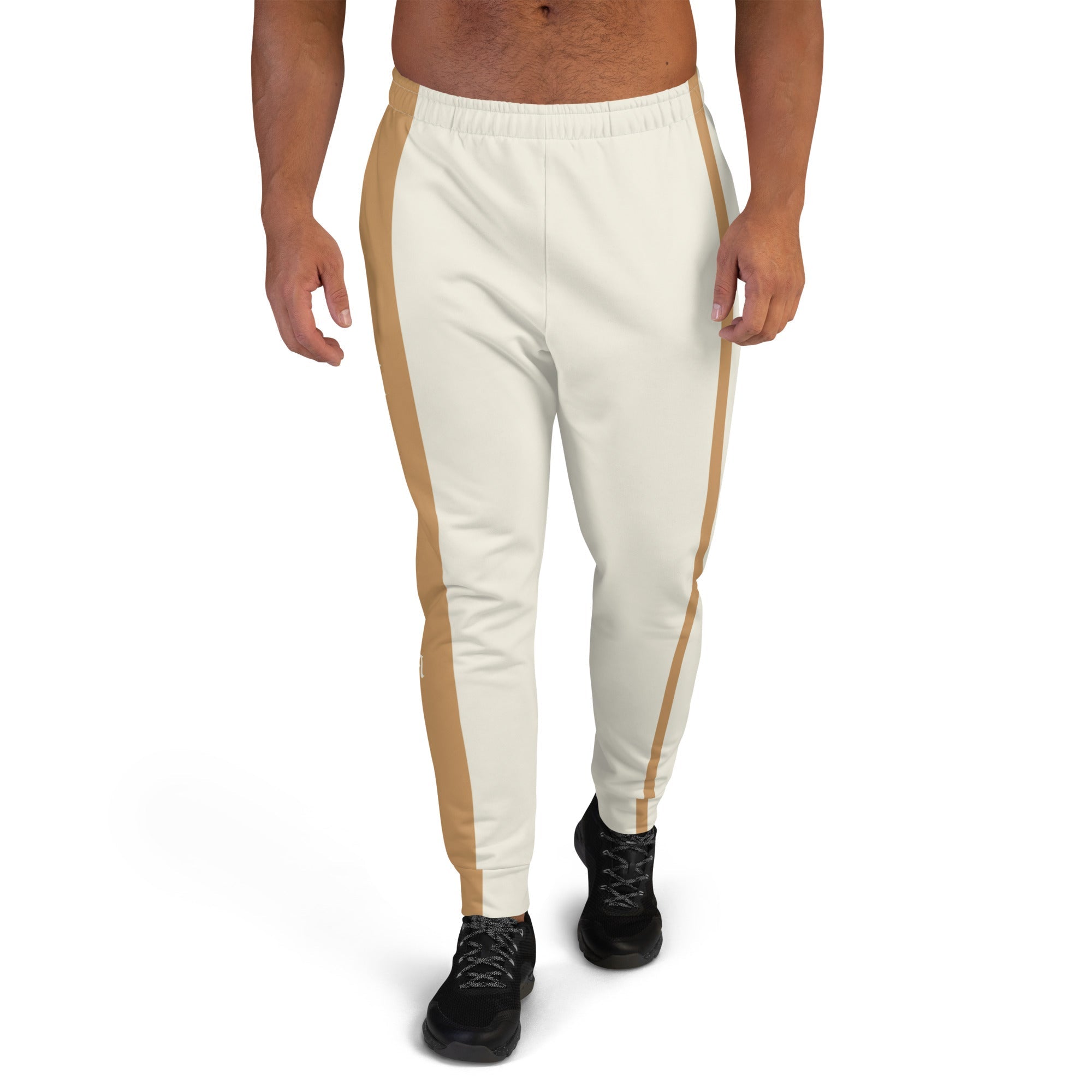 Yahweh Cream Men's Jogger Pants - Matching Sweatshirt Available - Jesus Passion Apparel