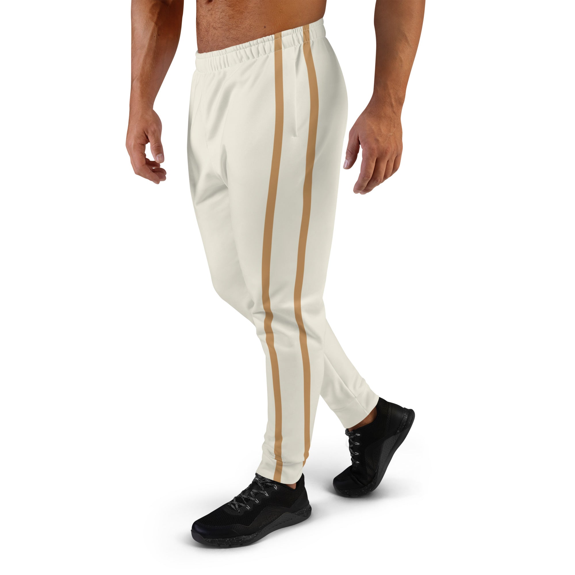 Yahweh Cream Men's Jogger Pants - Matching Sweatshirt Available - Jesus Passion Apparel