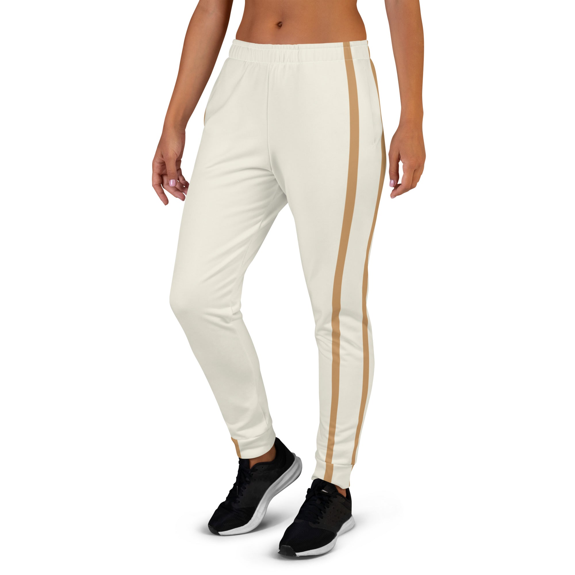 Yahweh Cream Women's Jogger Pants - Jesus Passion Apparel