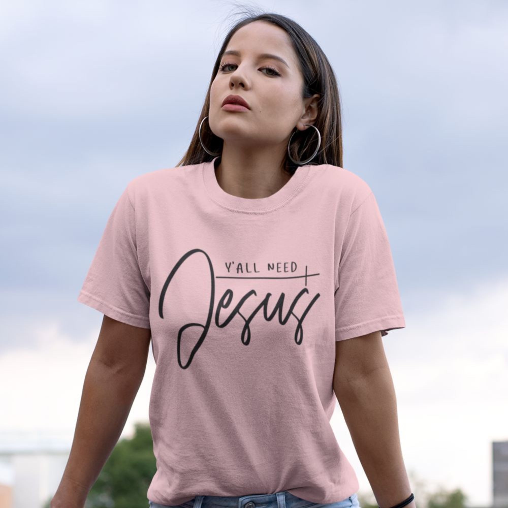 Y'all Need Jesus Jersey Short Sleeve T-Shirt - Jesus Passion Apparel